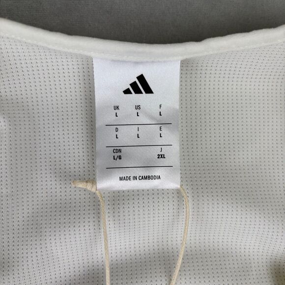 Adidas Woven Vest Men L Sportswear Full Zip Utility Mesh Camp Pockets JN8700 NWT - Picture 8 of 11